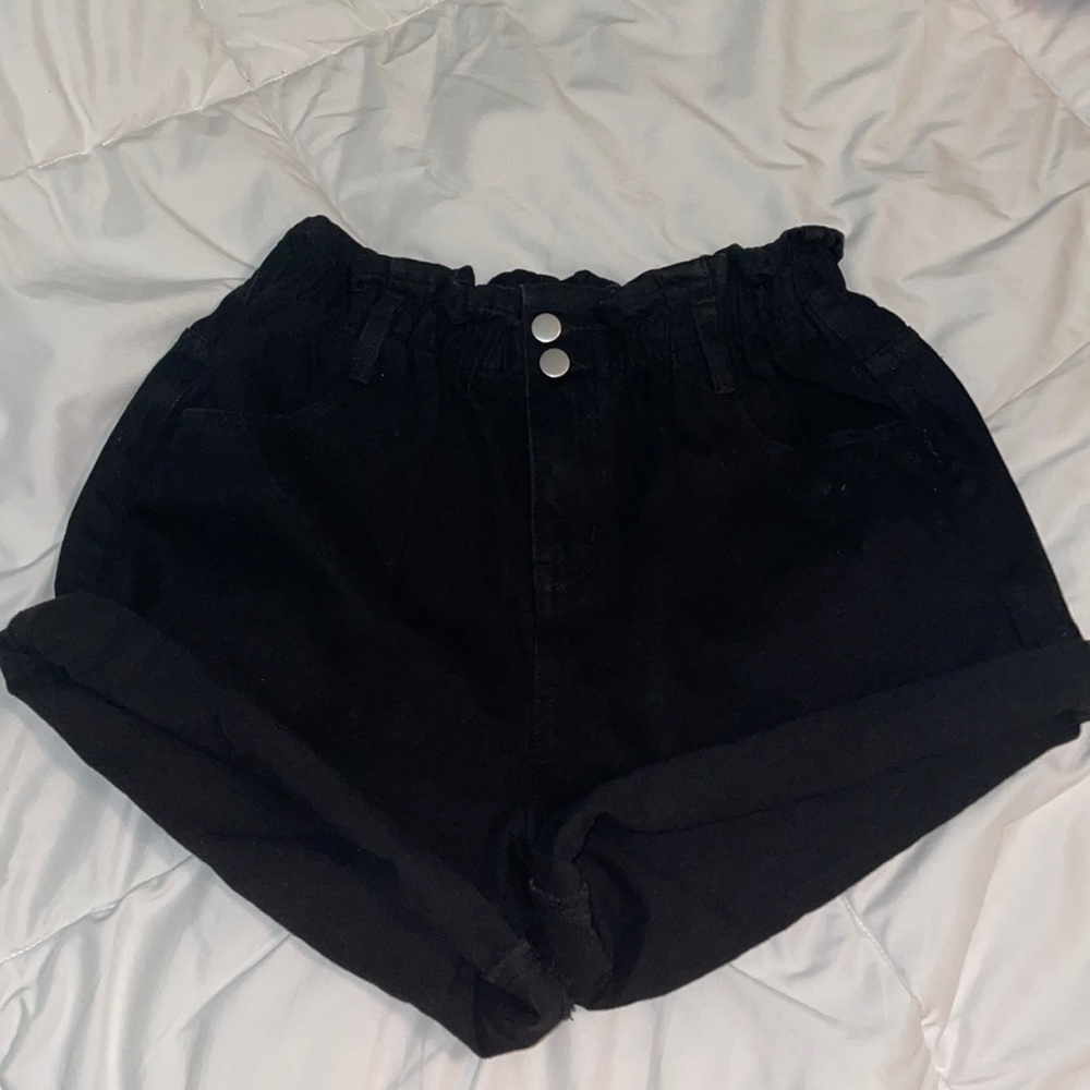 Open road denim paperbag shorts